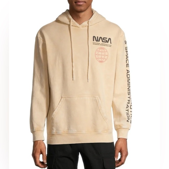 NASA Men’s Pullover Fleece  Graphic Hoodie . - Picture 1 of 10